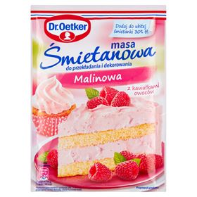 DR.OETKER CREMEPULVER HIMBEER MIT FRUCHTSTÜCKEN 86 G - Biolaboratorium