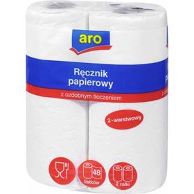 ARO 2-LAGIGES PAPIERHANDTUCH 2 ROLLEN - Biolaboratorium