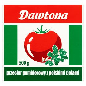 DAWTONA TOMATENPUSH MIT POLNISCHEN KRÄUTERN 500 G 12 STÜCK - Biolaboratorium