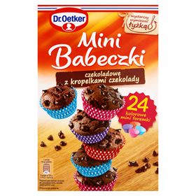 DR.OETKER MINI-SCHOKOLADEN-CUFFES MIT SCHOKOLADENTROPFEN 245 G - Biolaboratorium