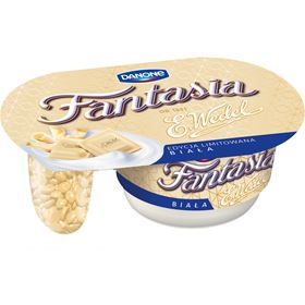 FANTASIA WEISSER CREME-JOGURT MIT WEIßEN SCHOKOLADENSTÜCKEN 103 G - Biolaboratorium