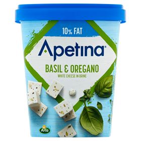 APETINA MIT OREGANO MIT SÜSEM BASILIKUMKÄSE IN WÜRFELN 200 G - Biolaboratorium