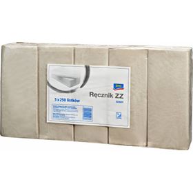 ARO HANDTUCH ZZ GRAU 1-LAGIG 5 X 250 BLÄTTER - Biolaboratorium