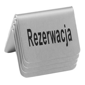 HENDI INFORMATIONSTELLER STEHEN RESERVIERUNG 4 STÜCK - Biolaboratorium