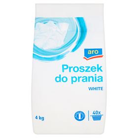 ARO WASCHPULVER FÜR WEISSEN STOFF 4 KG (40 WAGEN) - Biolaboratorium