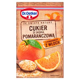 DR.OETKER AUS DER WELT DER NATUR ZUCKER MIT ORANGENSCHALE 15 G - Biolaboratorium
