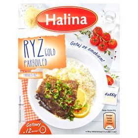 HALINA GOLD PARBOILED REIS 400 G - Biolaboratorium