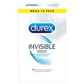 DUREX INVISIBLE MEHR NÄHERE KONDOME 16 STÜCK - Biolaboratorium