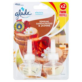 GLADE BY BRISE ELECTRIC DOUBLE STOCK LOG SANDELHOLZ UND JASMIN 20 ML - Biolaboratorium