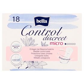 BELLA CONTROL DISCREET MIKRO UROLOGISCHE PADS 18 ST - Biolaboratorium