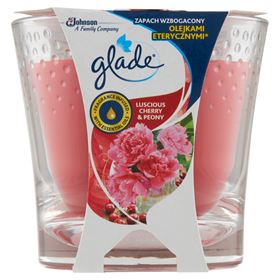 GLADE DUFTKERZE KIRSCHE UND PFINGSTROSE 129 G - Biolaboratorium