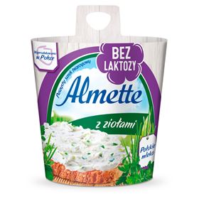 ALMETTE FLAUSCHIGER KÄSE MIT KRÄUTERN LAKTOSEFREI 150 G - Biolaboratorium