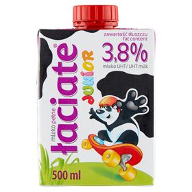 ŁACIATE JUNIOR UHT-MILCH 3,8 % 500 ML - Biolaboratorium