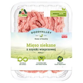 GOODVALLEY SCHINKEN GEHACKTES FLEISCH 400 G KARTE - Biolaboratorium