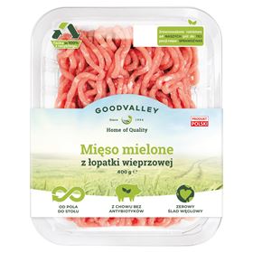GOODVALLEY-HACKFLEISCH MIT SCHULTER 400 G KARTE - Biolaboratorium
