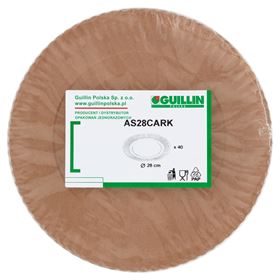 GUILLIN KRAFT-PAPIERTELLER 28 CM 40 STK - Biolaboratorium