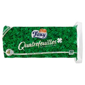 FOXY QUATREFEUILLES 4-LAGIGES TOILETTENPAPIER 10 ROLLEN - Biolaboratorium