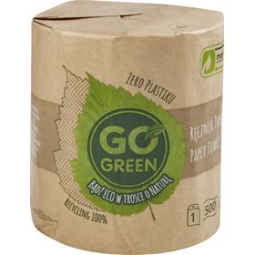 GO GREEN PAPIERHANDTUCH 500 BLÄTTER 1 STÜCK - Biolaboratorium