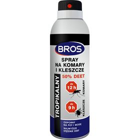 BROS Mücken-/Zeckenspray 50 % DEET 180 ml - Biolaboratorium