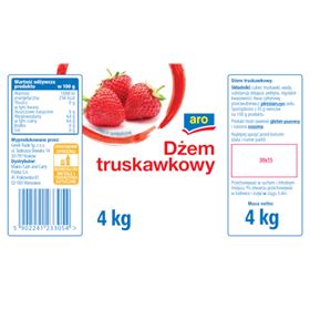 ARO-Marmelade ERDBEERE 4 KG - Biolaboratorium