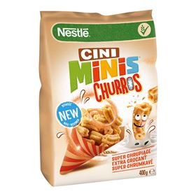 CINI MINIS CHURROS FRÜHSTÜCKSCEREALIEN 400 G 15 STÜCK - Biolaboratorium
