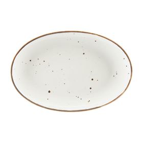 HORECA POLEN OVALE TELLER 31 CM COTTAGE WEISS - Biolaboratorium