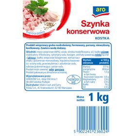 ARO SCHINKENWÜRFEL IN DER DOSE 1 KG - Biolaboratorium