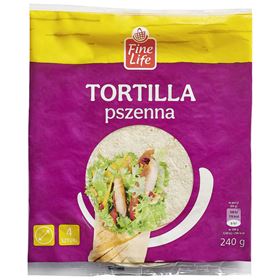 FL TORTILLA PSZ. 25CM 4X60G - Biolaboratorium