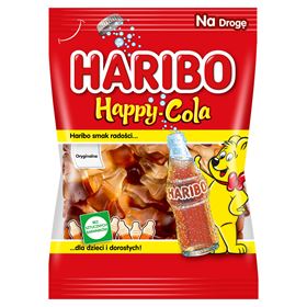 HARIBO HAPPY-COLA Gummibärchen mit Cola-Geschmack, 85 g, 30 Stück - Biolaboratorium