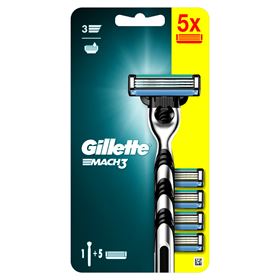 Gillette Mach3 Herrenrasierer – 5 Klingen - Biolaboratorium