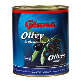 GIANA SCHWARZE OLIVEN IN SCHEIBEN 3 KG - Biolaboratorium