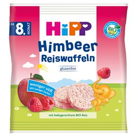 HIPP BIO HIMBEEREISWAFFEN NACH 8 MONATEN 30 G - Biolaboratorium