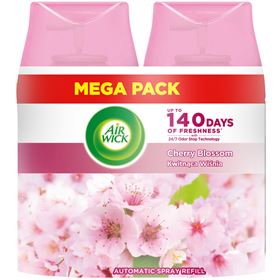 AIR WICK AUTOMATISCHER LUFTERFRISCHER ERFRISCHUNGSGERÄT KIRSCHBLÜTE 250 ML 2 STÜCK - Biolaboratorium