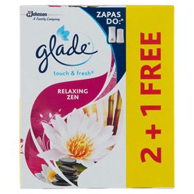 GLADE BY BRISE ONE TOUCH MINI SPRAY JAPANISCHER GARTEN-LUFTERFRISCHER 10ML 3 STÜCK - Biolaboratorium