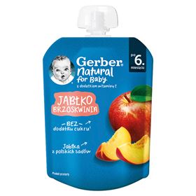 GERBER DESERK APFEL PFIRSICH 80 G - Biolaboratorium