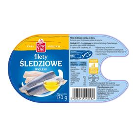 FINE LIFE HERINGSFILETS IN ÖL 170 G - Biolaboratorium