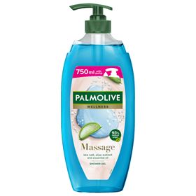 PALMOLIVE WELLNESS MASSAGE DUSCHGEL MIT MEERSALZ UND ALOE VERA 750 ML - Biolaboratorium