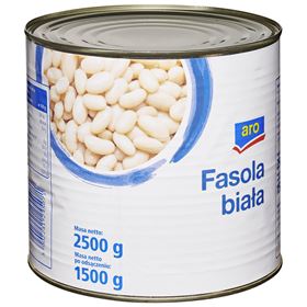 ARO WEISSE BOHNEN 2,5 KG - Biolaboratorium