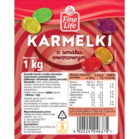FINE LIFE FRUCHTKARAMELLS 1KG 5 STK - Biolaboratorium