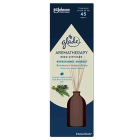GLADE AROMATHERAPIE REED DIFFUSER ERFRISCHENDE ENERGIE LUFTERFRISCHER Duftstäbchen Rosmarin + Wacholderbeere 80 ml - Biolaboratorium