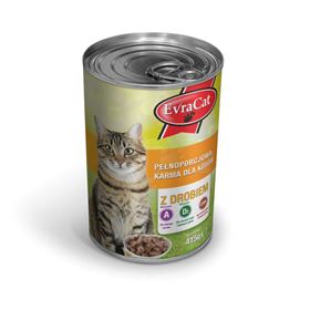 EVRACAT KATZENFUTTER MIT GEFLÜGEL 415 G - Biolaboratorium