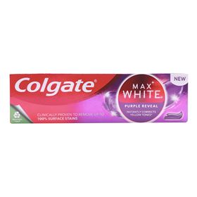 COLGATE MAX WHITE PURPLE REVEAL ZAHNPASTA 75ML - Biolaboratorium