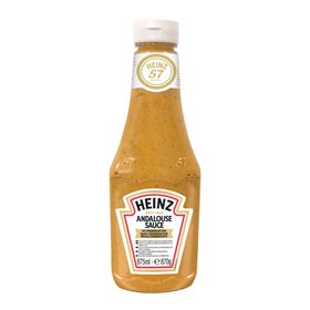HEINZ SAUCE ANDALOUSE – KALTE SAUCE MIT TOMATENPUSH UND CAYENNEPFEFFER 875 ML 6 STÜCK - Biolaboratorium