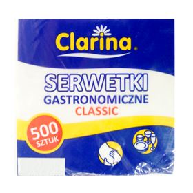 CLAR SERVICE 1W 15X15CM 4X500STWHITE CLARINA GASTR - Biolaboratorium