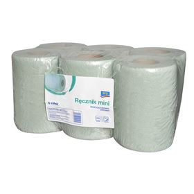 ARO PAPIERHANDTUCH MINI GRÜN 6 ROLLEN - Biolaboratorium