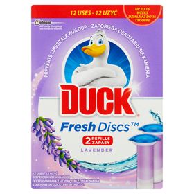 DUCK FRESH DISCS LAVENDER 72 ML TOILETTEGEL-DISK-NACHFÜLLUNG (2 NACHFÜLLUNGEN) - Biolaboratorium