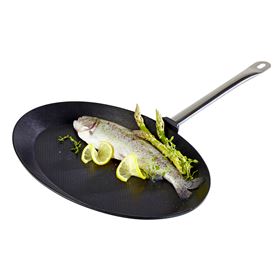 HENDI OVAL FISCHPFANNE 629604 40X27,5 CM - Biolaboratorium