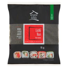 HOUSE OF ASIA NORI BLÄTTER MEEREALGEN 15 G 6 STÜCK 20 STÜCK - Biolaboratorium