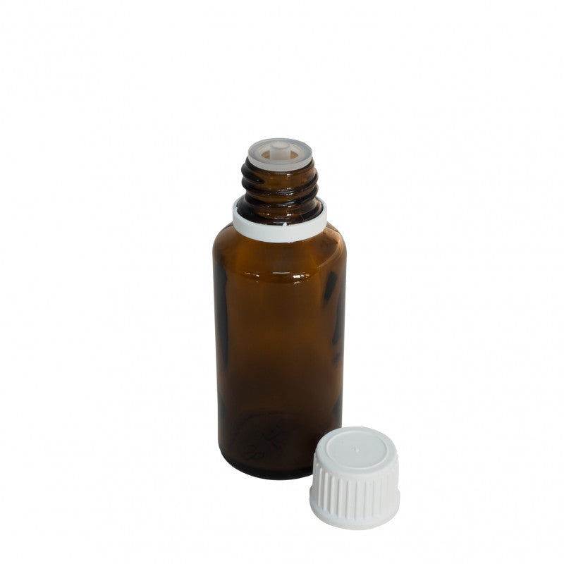 Glasflasche mit Tropfer, 30ml, von BIOMUS, klare Glasflasche mit Pipette für ätherische Öle oder Flüssigkeiten