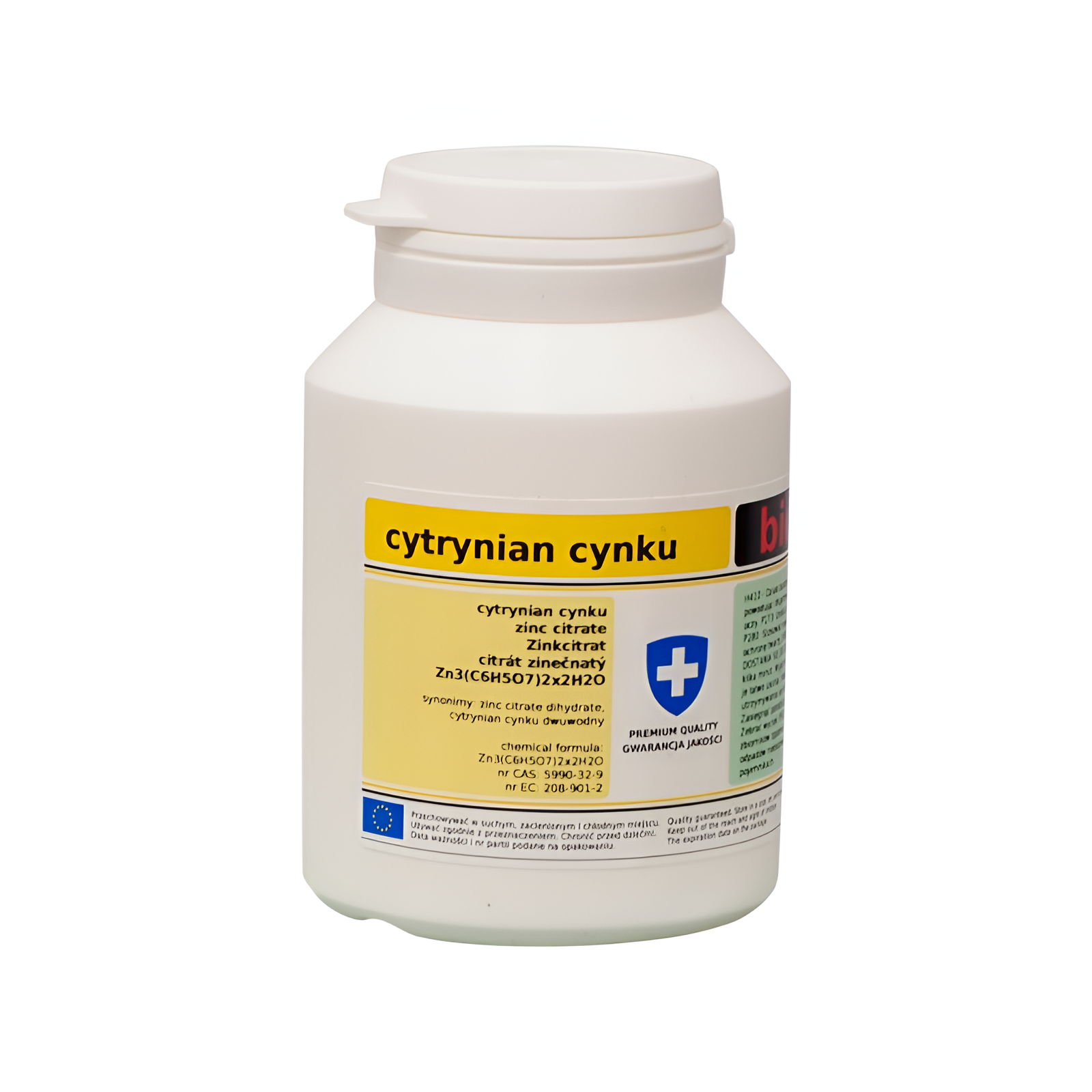Zinkcitrat Dihydrat 100 g BIOMUS - Biolaboratorium